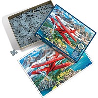 Cobble Hill 500 Piece Jigsaw Puzzle - Beechcraft Staggerwing