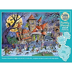 350 Piece Family Puzzle, Haunted House