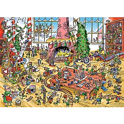 350 Piece Family Puzzle, Elves at Work