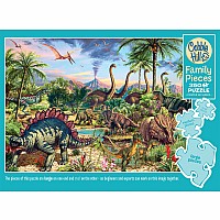 Cobble Hill 350 Family Pieces Jigsaw Puzzle - Prehistoric Party