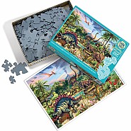 Cobble Hill 350 Family Pieces Jigsaw Puzzle - Prehistoric Party