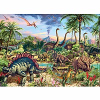 Cobble Hill 350 Family Pieces Jigsaw Puzzle - Prehistoric Party