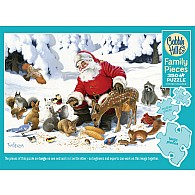  350 pc Family Puzzle Santa Claus and Friends 