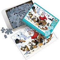  350 pc Family Puzzle Santa Claus and Friends 