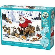  350 pc Family Puzzle Santa Claus and Friends 