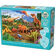 Cobble Hill 350 Family Pieces Puzzle - Dinos