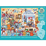 Cobble Hill 350 Family Pieces Puzzle - Cats and Dogs Museum