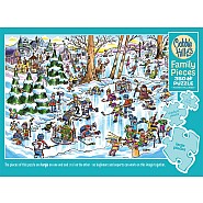 Cobble Hill 350 Family Pieces Puzzle - Hockey Town