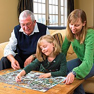 Cobble Hill 350 Family Pieces Puzzle - Hockey Town