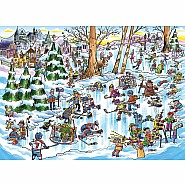 Cobble Hill 350 Family Pieces Puzzle - Hockey Town