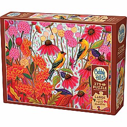 275 Piece Puzzle, Springtime Goldfinches