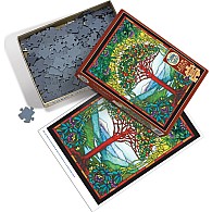  275 pc Tree of Life Stained Glass puzzle
