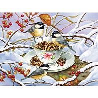  275 pc Chickadee Tea puzzle