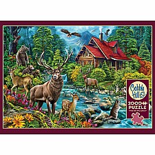 Red-Roofed Cabin puzzle (2000 pc)