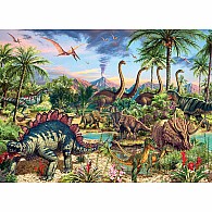 350 pc Family Puzzle Prehistoric Party