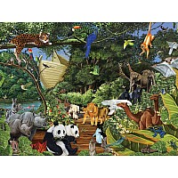 Noah's Gathering (Family Pieces 350 pc family puzzle)