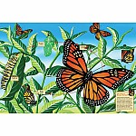 Life Cycle of a Monarch Butterfly Floor Puzzle- Cobble Hill.