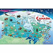 Cobble Hill 48 pc Floor Puzzle - Map of Canada