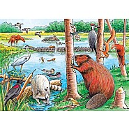 Cobble Hill 35 pc Tray Puzzle - The Beaver Pond