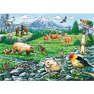 Cobble Hill 35 Piece Tray Puzzle - Rocky Mountain Wildlife