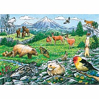 35 pc Tray Puzzle Rocky Mountain Wildlife