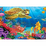 35 pc Tray Puzzle Undersea Turtle