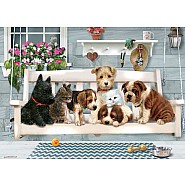 Cobble Hill 35 pc Tray Puzzle - Porch Swing Buddies