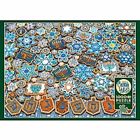 1000 pc Hanukkah Cookies Puzzle 