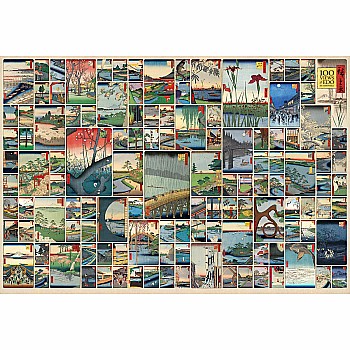 100 Famous Views of Edo - puzzle (2000 pc)