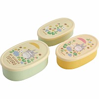 My Neighbor Totoro Food Container 3pc Set (Flower Field)