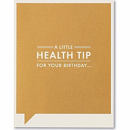 A little health tip for your birthday...