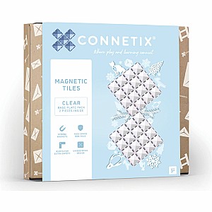 Connetix Base Clear 2 Pack