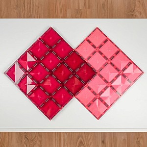 Connetix Pastel Pink & Berry Base Plate 2 pc