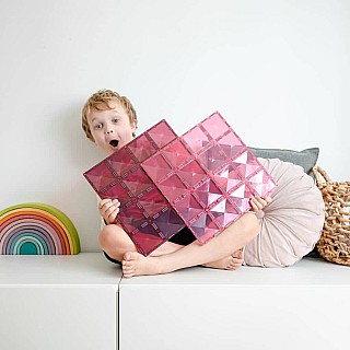 Connetix Pastel Pink & Berry Base Plate 2 pc