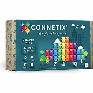 Connetix Rainbow Rectangle Pack (18 pc)