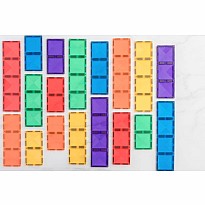 Connetix Rainbow Rectangle Pack (18 pc)