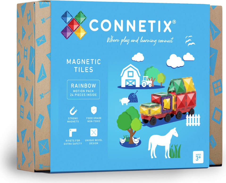 Connetix Rainbow Motion Pack (24 pc)