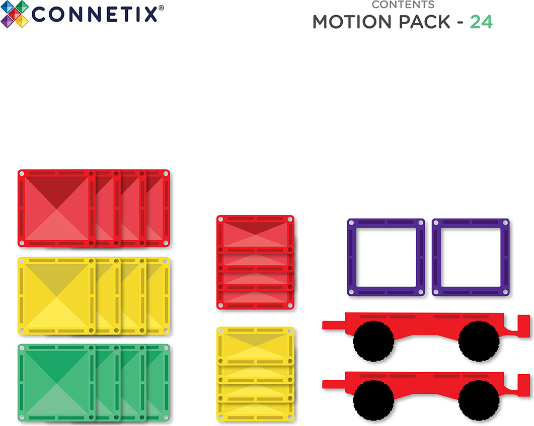 Connetix Rainbow Motion Pack (24 pc)