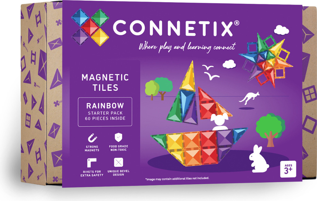 Connetix Rainbow Starter Pack (60 pc)