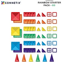 Connetix Rainbow Starter Pack (60 pc)
