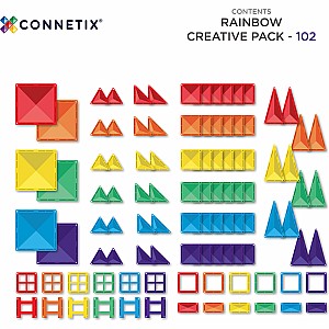 Connetix Rainbow Creative Pack (102 pc)