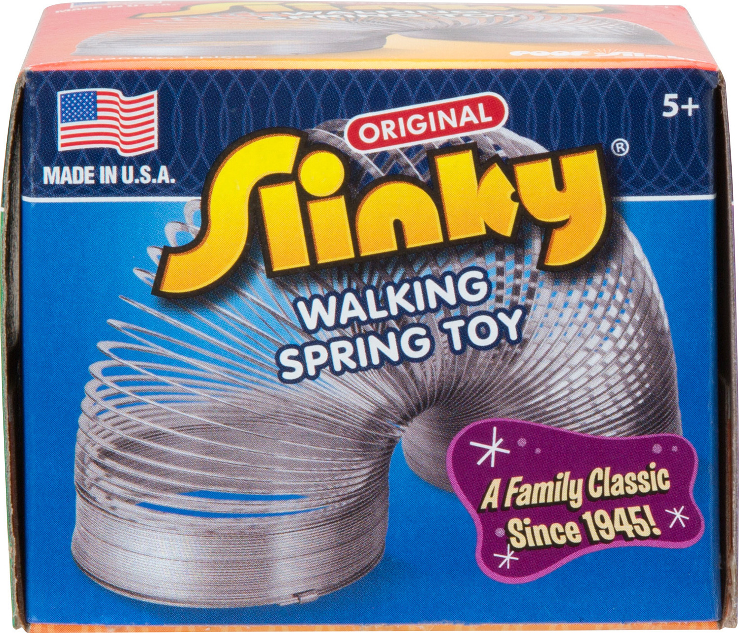 Slinky The Original Marque en métal Bleu rétro Box