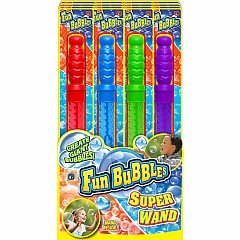 FUN BUBBLES WAND PDQ 24