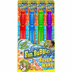FUN BUBBLES WAND PDQ 24