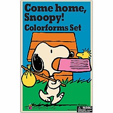 Retro Come Home Snoopy Colorforms