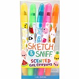 Sketch & Sniff Gel Crayons 5 Pack