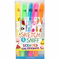 Sketch & Sniff Gel Crayons 5 Pack