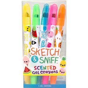 Sketch & Sniff Gel Crayons 5 Pack