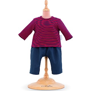 12" Striped T-Shirt & Pants