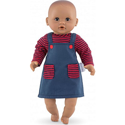 Striped Dress for 12" baby doll